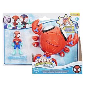 Imagine Spidey Si Prietenii Lui Uimitori Marvel Set Figurina 7.6cm Si Submarinul Crab Paianjen