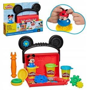 Imagine Play-Doh Setul Mickey Mouse in Garaj, valiza mobila cu plastilina