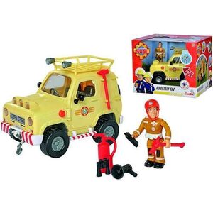 Imagine Vehicul de urgenta Fireman Sam - Mountain 4x4, 15 cm, cu figurina