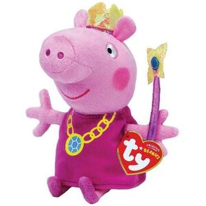 Imagine Jucarie de plus TY, Printesa Peppa Pig, 15cm