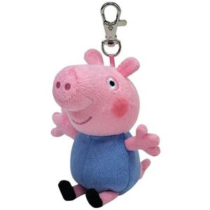 Imagine Breloc de plus Ty Peppa Pig - George Keyring (Albastru/Roz)