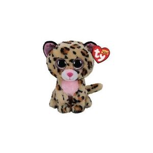 Imagine Jucarie de plus TY Toys - Leopard Livvie, 15 cm (Multicolor)