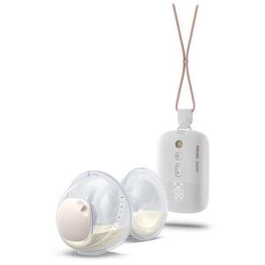 Imagine Pompa de san electrica dubla Philips Avent Hands-free SCF532/11, imita ritmul de baut al bebelusului, cupa gradata, 8 moduri de stimulare, 16 niveluri de extagere a laptelui, putere uz spitalicesc