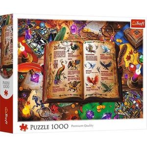 Imagine Puzzle Trefl din 1000 piese - Atlasul Pasarilor Fantastice