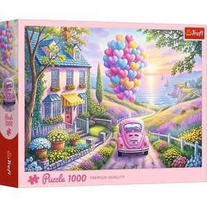 Imagine Puzzle Trefl Calatorie Romantica, 1000 de piese