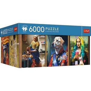 Imagine Puzzle Trefl Premium Plus Colectie de Arta Distractiva cu poster inclus, 6000 de piese