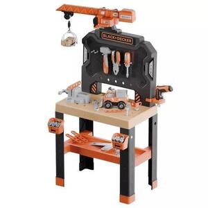 Imagine Masa de lucru Black and Decker cu macara, Smoby