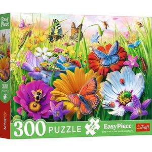 Imagine Puzzle Trefl 300 piese - Insecte in lunca