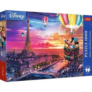 Imagine Puzzle Trefl - Mickey si Minnie la Paris, 1000 piese