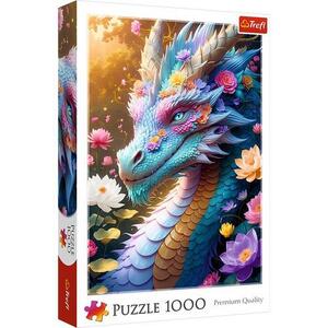 Imagine Puzzle Trefl - Dragonul Colorat, 1000 piese