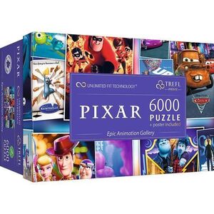 Imagine Puzzle Trefl Galerie de Animatie Epica, 6000 de piese