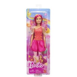 Imagine Papusa Barbie Zana cu par si tinuta roz