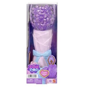 Imagine Set Papusa Barbie Petal Pop Margareta mov si accesorii