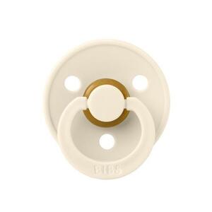 Imagine Suzeta Colour Latex, Tetina Rotunda, 6 Luni +, Ivory