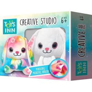 Imagine Kit Stnux Creative Studio, Iepure de colorat, 20x15 cm, Alb