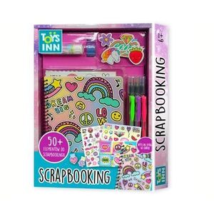 Imagine Set creativ pentru copii, Toys Inn, Plastic/Hartie, 6+, Multicolor