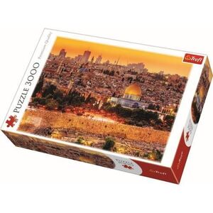 Imagine Puzzle Trefl Acoperisuri in Ierusalim, 3000 piese