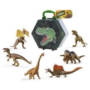 Imagine Set Nature World Dino 6 Dinozauri in cutie piramida