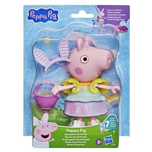 Imagine Set de joaca Peppa pig tinuta de primavara, accesorii, 15cm