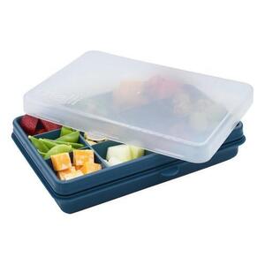 Imagine Cutie snack Melii, 12 compartimente, plastic, Albastru