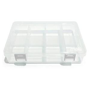Imagine Cutie Snack cu 8 compartimente Melii, 24x16x5cm, 804ml, Transparent