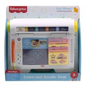 Imagine Birou educativ Fisher Price, 2 functii, Alb