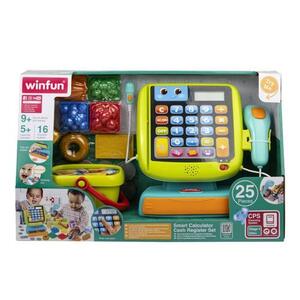 Imagine Set Jucarie Interactiva Casa de marcat Winfun, cu scanner, 25 accesorii, Multicolor