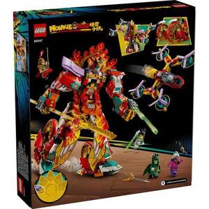 Imagine LEGO Monkie Kid Robotul cu inel de foc al lui Nezha 80057, 1163 piese