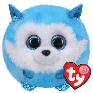 Imagine Jucarie de plus TY Beanie Balls Prince Husky, 8cm, Albastru
