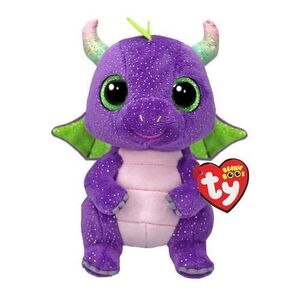 Imagine Jucarie de plus TY Boos Dinozaurul, 15cm, Mov