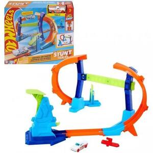 Imagine Set de joaca Hot Wheels Stunt Tracks - Corkscrew Jump Champion