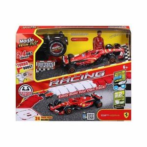Imagine Set de joaca Ferrari SF 24 RC, circuit modular, telecomanda 2.4GHz, 1 : 41