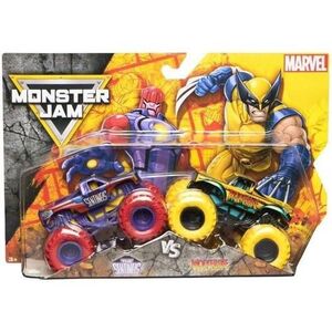 Imagine Set 2 masinute Monster Jam Marvel - The Sentinels vs Wolverine, 1: 64
