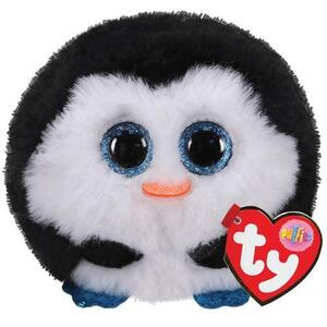 Imagine Jucarie de pluș Ty Toys Beanie Balls - Pinguin Waddles, 8 cm