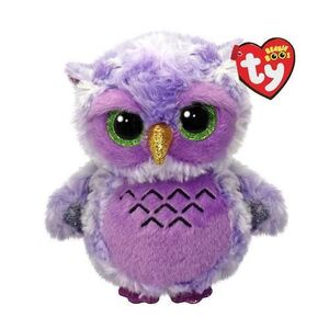 Imagine Jucarie plus TY Boos Owlivia Bufnita, 15cm, Mov