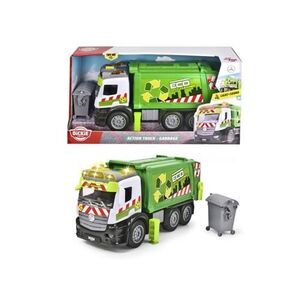 Imagine Masina Dickie Toys - Camion de gunoi, cu sunete si lumini (Multicolor)