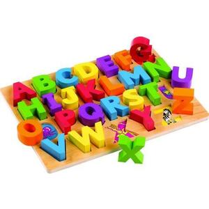 Imagine Puzzle alfabet Tidol T0016, Litere mari (Multicolor)