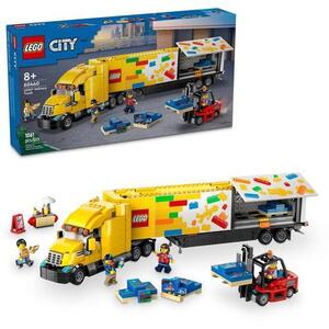 Imagine LEGO® City - Camion de livrare galben 60440, 1061 piese