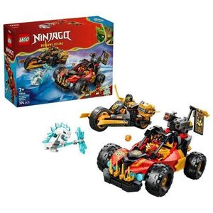 Imagine LEGO® Ninjago Vehiculele transformabile ale lui Kai și Cole 71864, 394 de piese