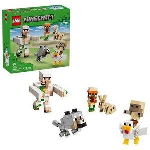 Imagine LEGO® Minecraft Atac in deșert cu un jocheu de gaini 21592, 428 de piese