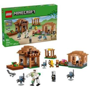 Imagine LEGO® Minecraft Atacul Evocatorilor asupra satului 21596, 607 de piese