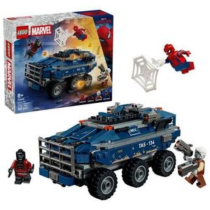 Imagine LEGO® Marvel Spiderman Urmarire cu Omul Paianjen si masina inchisorii 76349, 367 de piese