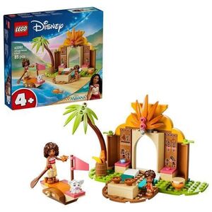 Imagine LEGO® Disney Moana Casa traditionala si barcuta 43282, 85 de piese