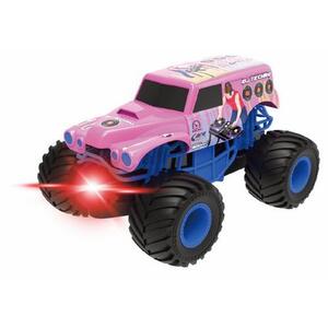 Imagine Masinuta CEVODLE cu lumini, sunete si frictiune, 1/24, 19cm, Roz