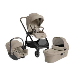 Imagine Carucior pentru copii multifunctional 3 in 1 Joie Valora Signature Sandstone (Carucior Valora + Landou Ramble XL + scoica i-Starter)