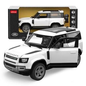 Imagine Masinuta Metalica Land Rover Defender 90, Scara 1 la 24, Alb