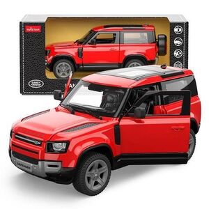 Imagine Masinuta Metalica Land Rover Defender 90, Scara 1 la 24, Rosu