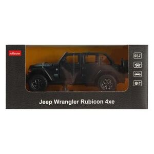 Imagine Masinuta Metalica Jeep Wrangler Rubicon 4xe, Scara 1 la 32, Negru