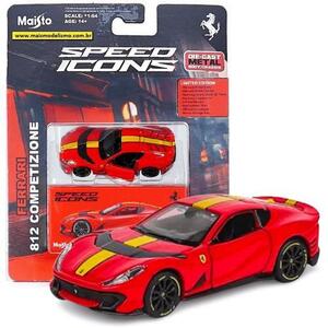 Imagine Masinuta metalica Speed Icons Ferrari 812 Competizione, Scara 1 la 64
