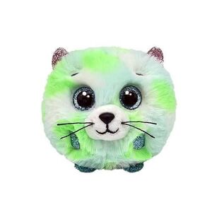 Imagine Jucarie de plus TY Beanie Balls Evie Pisica Verde, 8cm